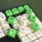 Avocado 104+33 XDA profile Keycap PBT DYE Sublimation 1.75U 2U Keys for 60 61 64 84 96 87 104 108 Keyboard Japanese / English